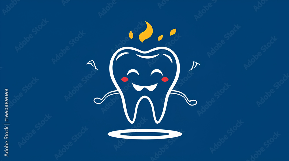Obraz premium Gingivitis Icon. Vector Design