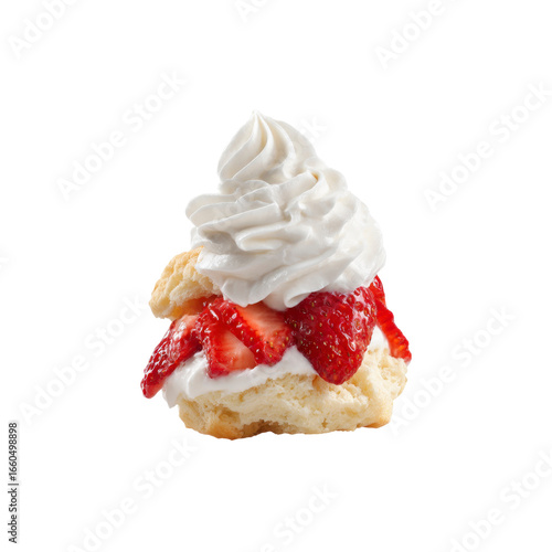 Delicious Strawberry Shortcake with Whipped Cream