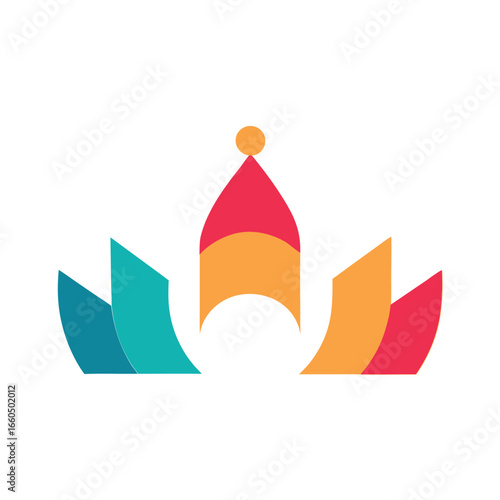 yacht icon on white