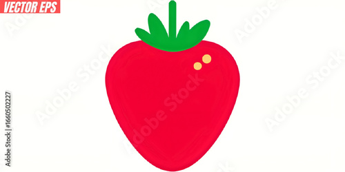 A strawberry generated by AI
