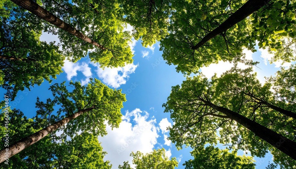 Fototapeta premium Lush forest canopy