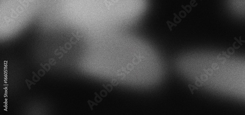 Black white grainy background, monochrome gray noisy texture dark grunge banner, header poster cover backdrop design