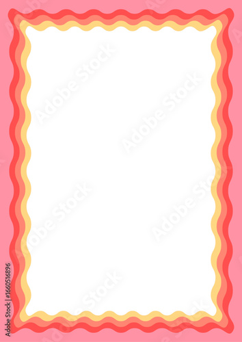 Retro Wavy Frame