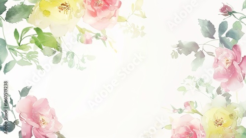 Artistic Foundations: Versatile Floral Border Design Material – Intricate Vector Illustrations of Roses, Lilies, and Vines, High-Resolution PNGs with Transparent Backgrounds