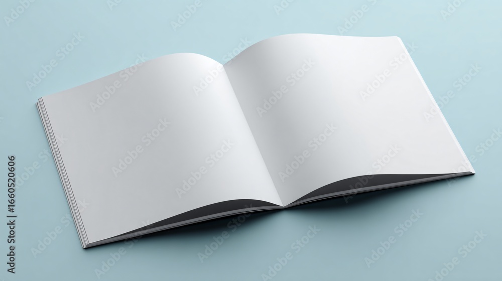 Professional A4 Landscape Magazine Brochure 3D Render for Marketing Design Projects Professional A4 Landscape Magazine Brochure 3D Render for Marketing Design Projects