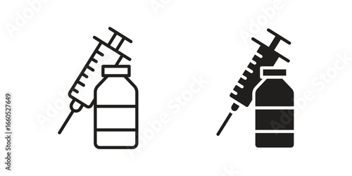 Vaccine vial icon