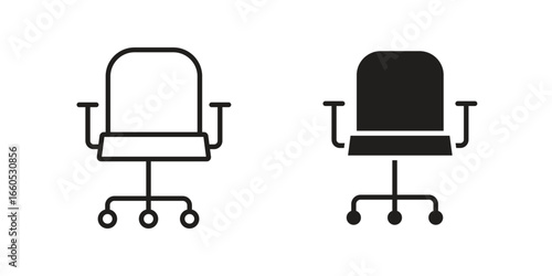 Office chair icon