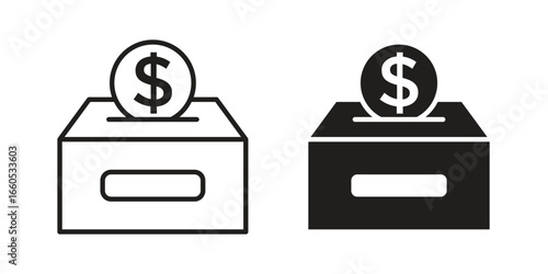 Donation box icon