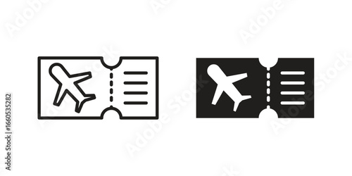 Airline ticket icon