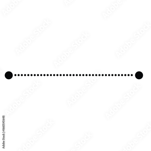 Black dots line pattern graphic