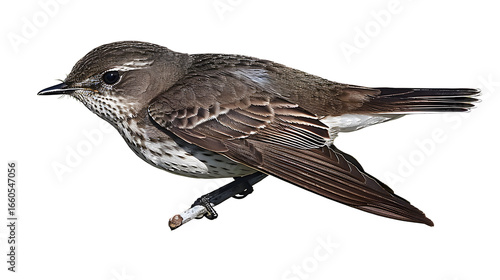 Bird of prey in flight with detailed feathers and natural wildlife look