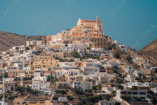 Fototapeta Naklejka Na Ścianę i Meble -  Syros Island in Cyclades Greece