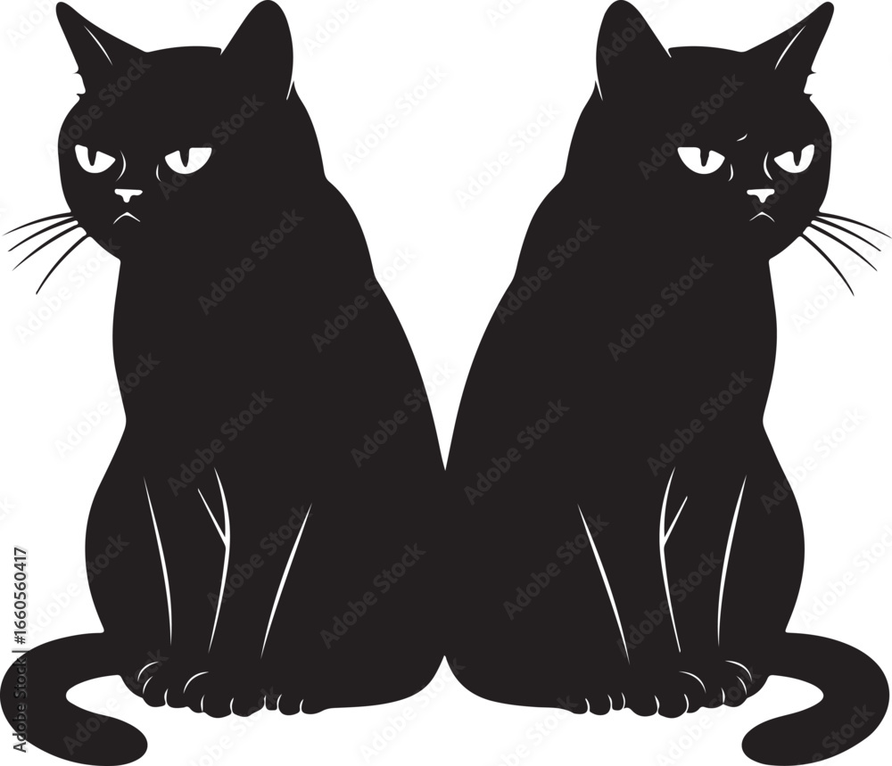 Obraz premium Abstract geometric shape silhouette design