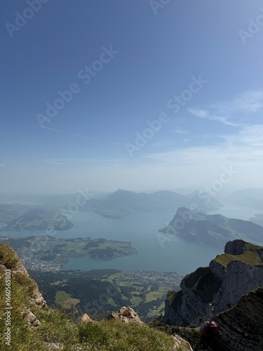 view of the sea and mountains