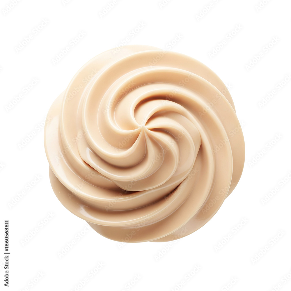 Beige foundation or cosmetic cream swirl texture Beige foundation or cosmetic cream swirl texture