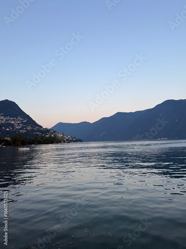 view of the sea and mountains