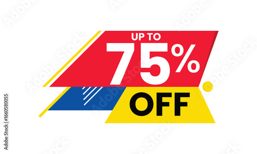 75% off sale vector, vetor sale up to 75% off, upto 75% off vector, discount sale