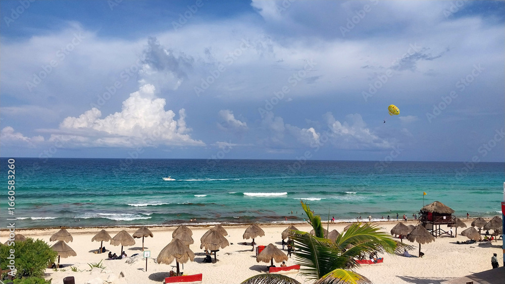 Obraz premium Delphines Bay - Cancun 