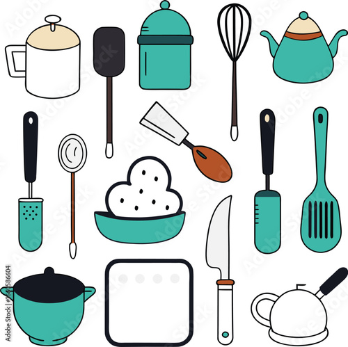 Delightful Kitchen Utensils A Collection of Cooking Essentials