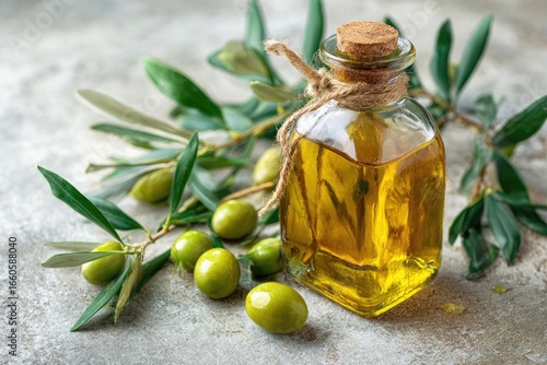 olive oil and olives