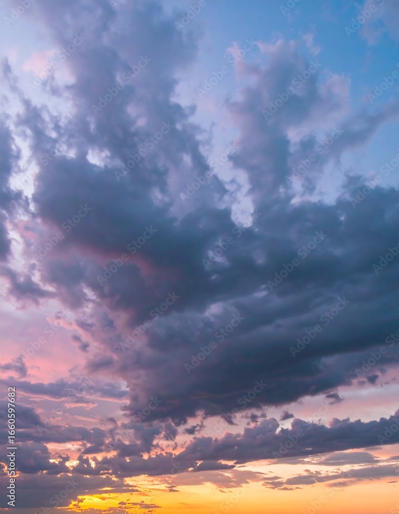 Obraz premium Dramatic sunset cloudscape (1)