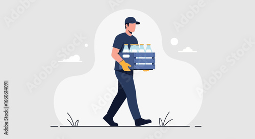 Man Delivers Farm Fresh Dairy Products From Local Producers to Customers