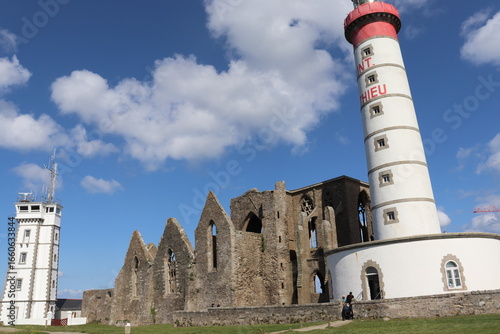 Wallpaper Mural pointe, saint-mathieu, Finistère, phare, vestiges Torontodigital.ca