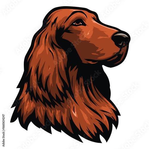Expressive portrait of a majestic golden retriever