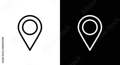 Find your way with a modern, simple map pointer icon set