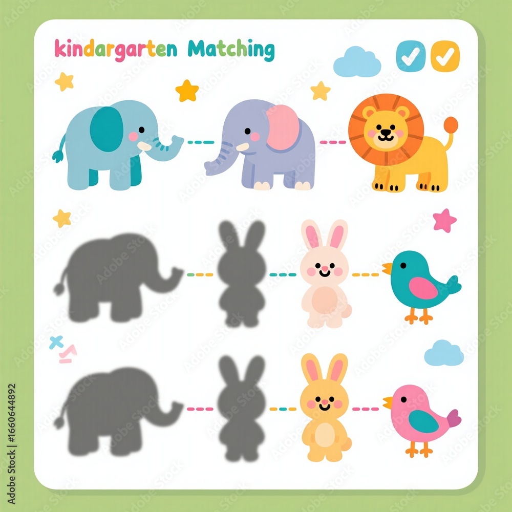 Fototapeta premium set of animals