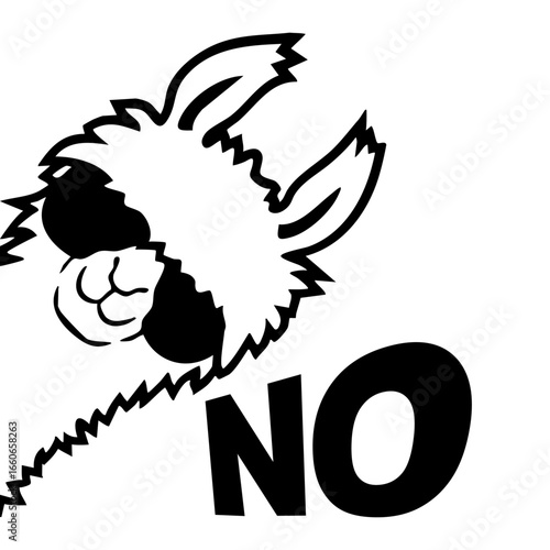 No Llama Sunglasses Cool Drama Probllama Funny Alpaca
