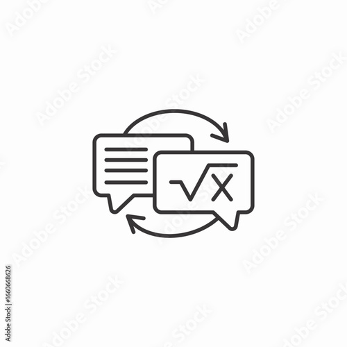 math exchange icon sign vector
