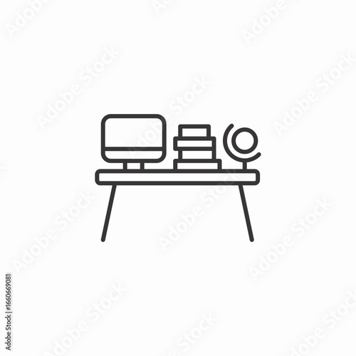 office setup icon sign vector