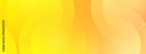 Vibrant yellow and orange abstract background with soft curves and gradients for a warm and inviting feel