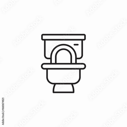 toilet icon cleaning icon sign vector