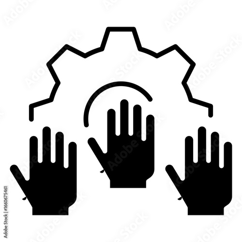 Participation Glyph Icon