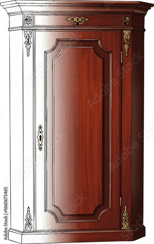 The Corner Showcase A Corner Cabinet