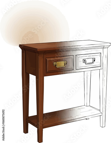 First Impressions A Console Table Sketch