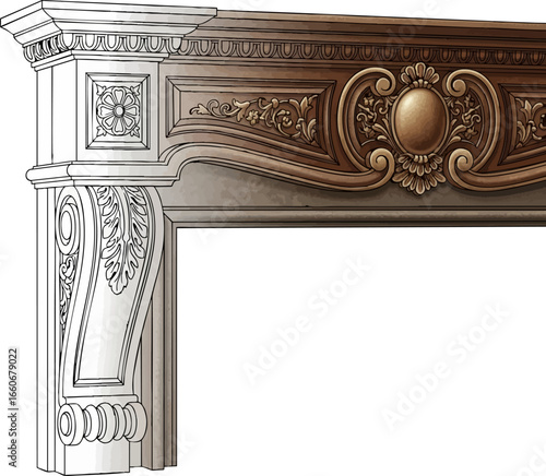 The Hearth of the Home A Mantelpiece