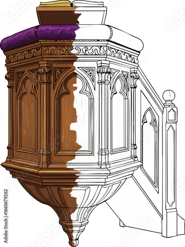 The Sermon's Stage A Pulpit Sketch