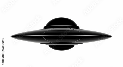UFO Vector Illustration Icon Spaceship Design