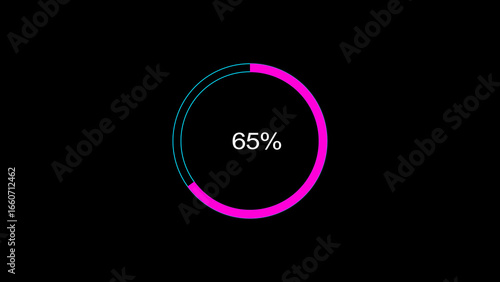 A dynamic circle loading animation, and on a white background, is loading from .	
