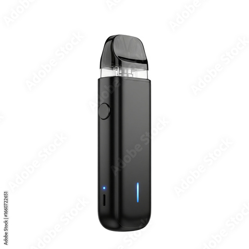 realistic 3d illustration of a vape pod or electric cigarette, isolated on white