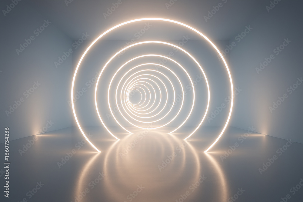 Naklejka premium Rings of Light