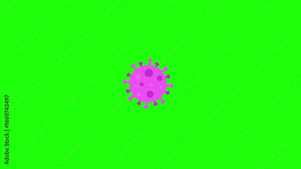 virus bacteria icon animated icon virus bacteria appears and moves croma 4k looping virus bacteria icon animated icon virus bacteria appears and moves croma 4k looping