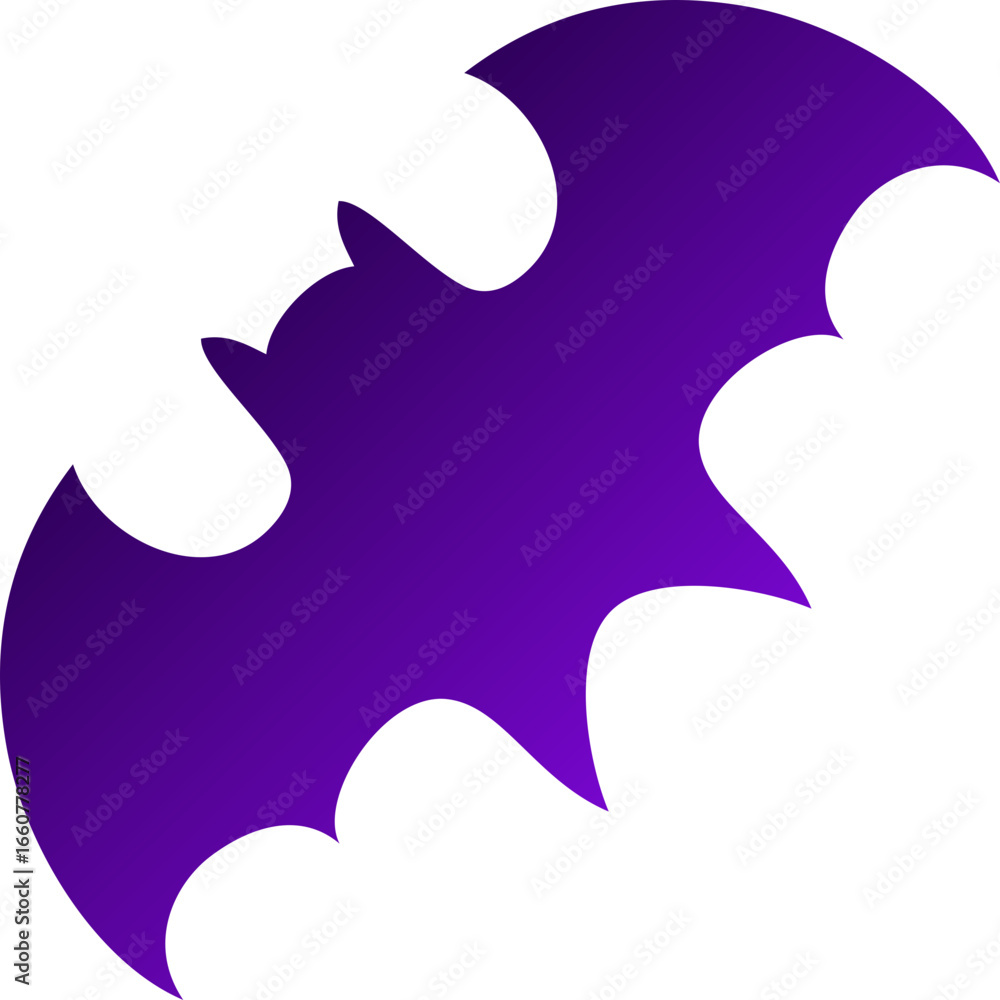 Fototapeta premium purple flying bat design element