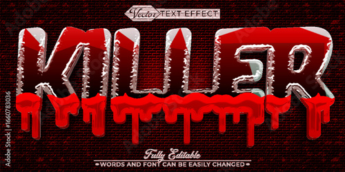  Killer Assassin Deadly Vector Fully Editable Smart Object Text Effect