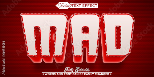  Mad Angry Furious Vector Fully Editable Smart Object Text Effect