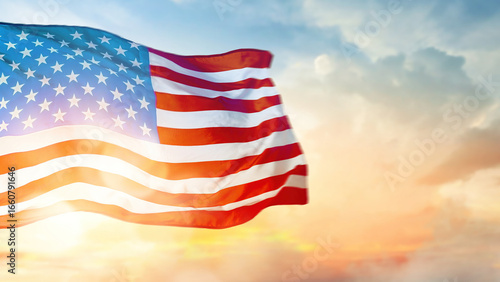 Labor Day Stars Stripes : Festival Celebration with Editable Text Template