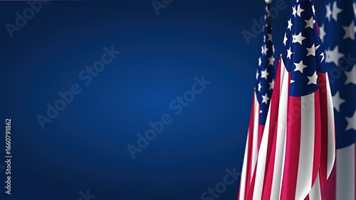 Labor Day Stars Stripes : Festival Celebration with Editable Text Template